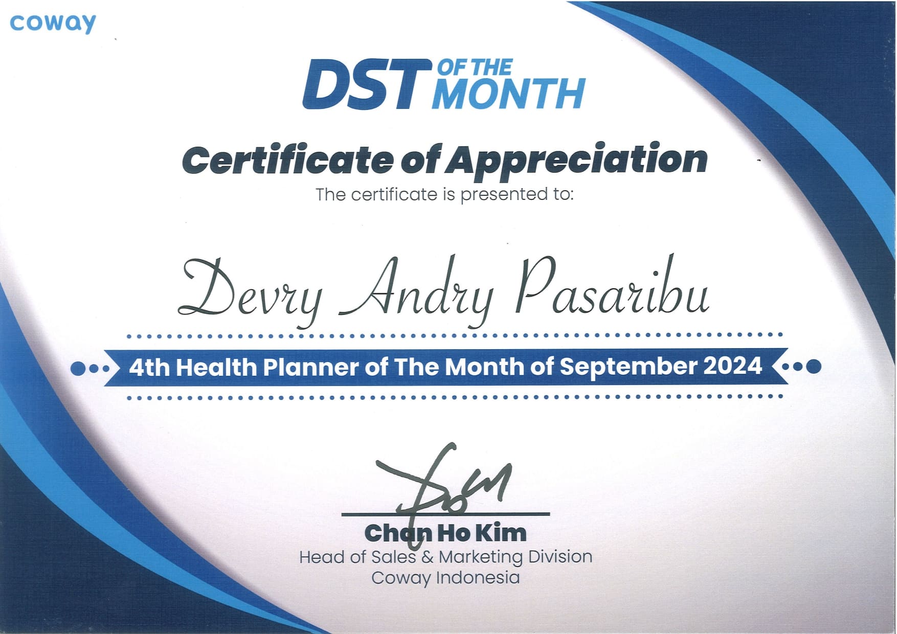 SERTIFIKAT COWAY (13) SERTIFIKAT COWAY (13)