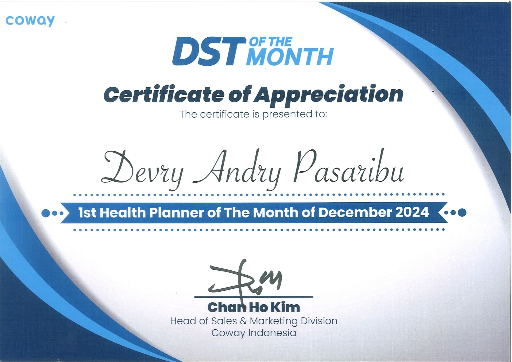 SERTIFIKAT COWAY (16) SERTIFIKAT COWAY (16)