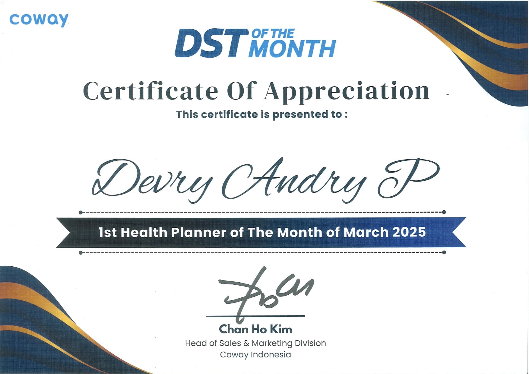 SERTIFIKAT COWAY (17) SERTIFIKAT COWAY (17)