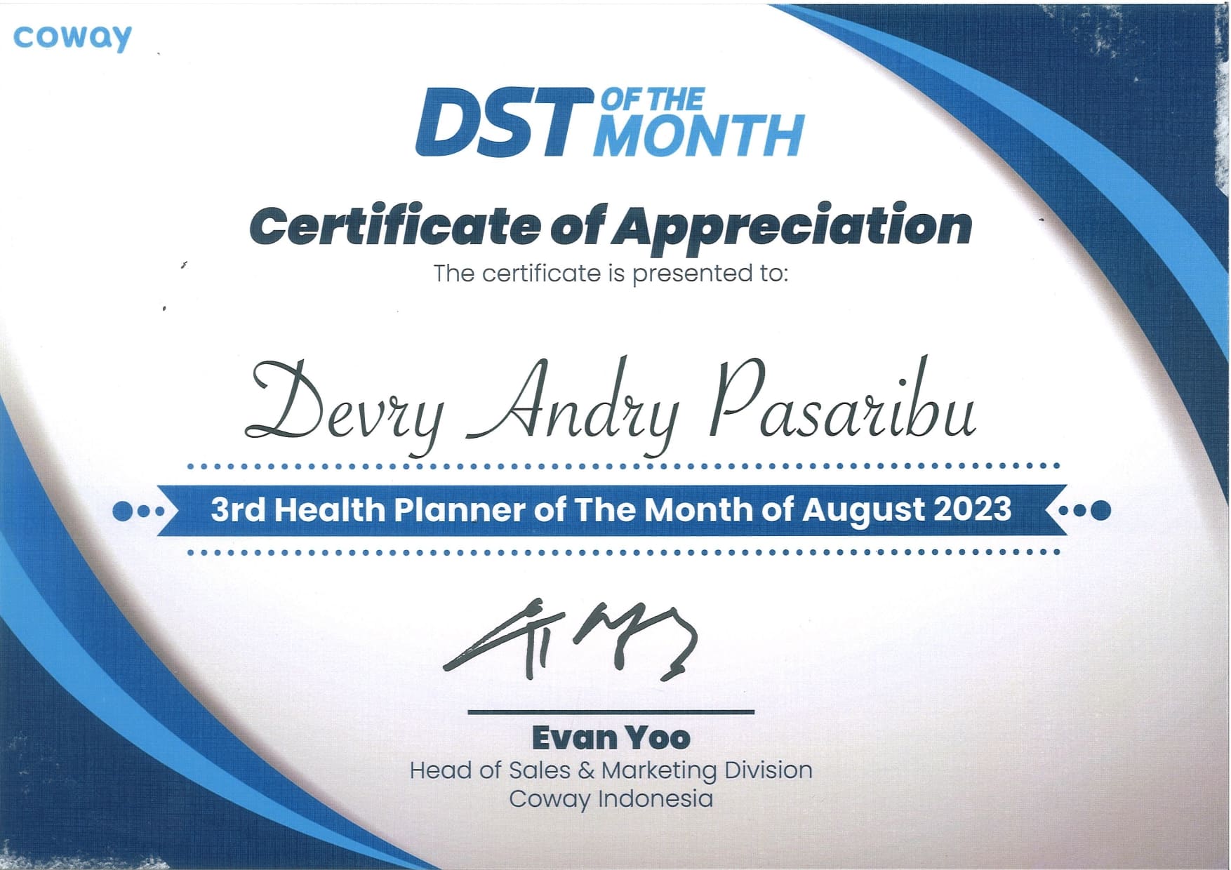 SERTIFIKAT COWAY (2) SERTIFIKAT COWAY (2)