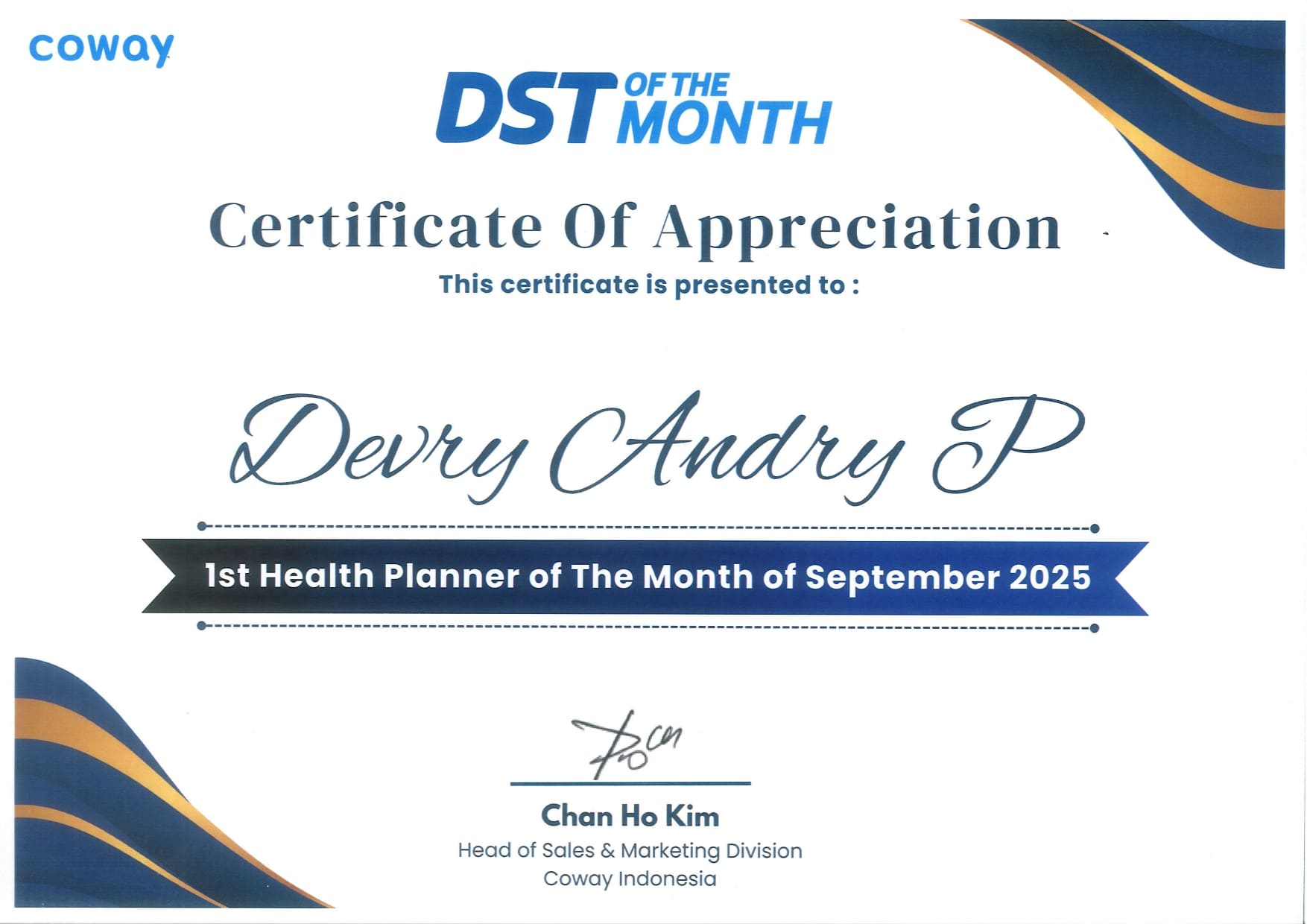 SERTIFIKAT COWAY (21) SERTIFIKAT COWAY (21)