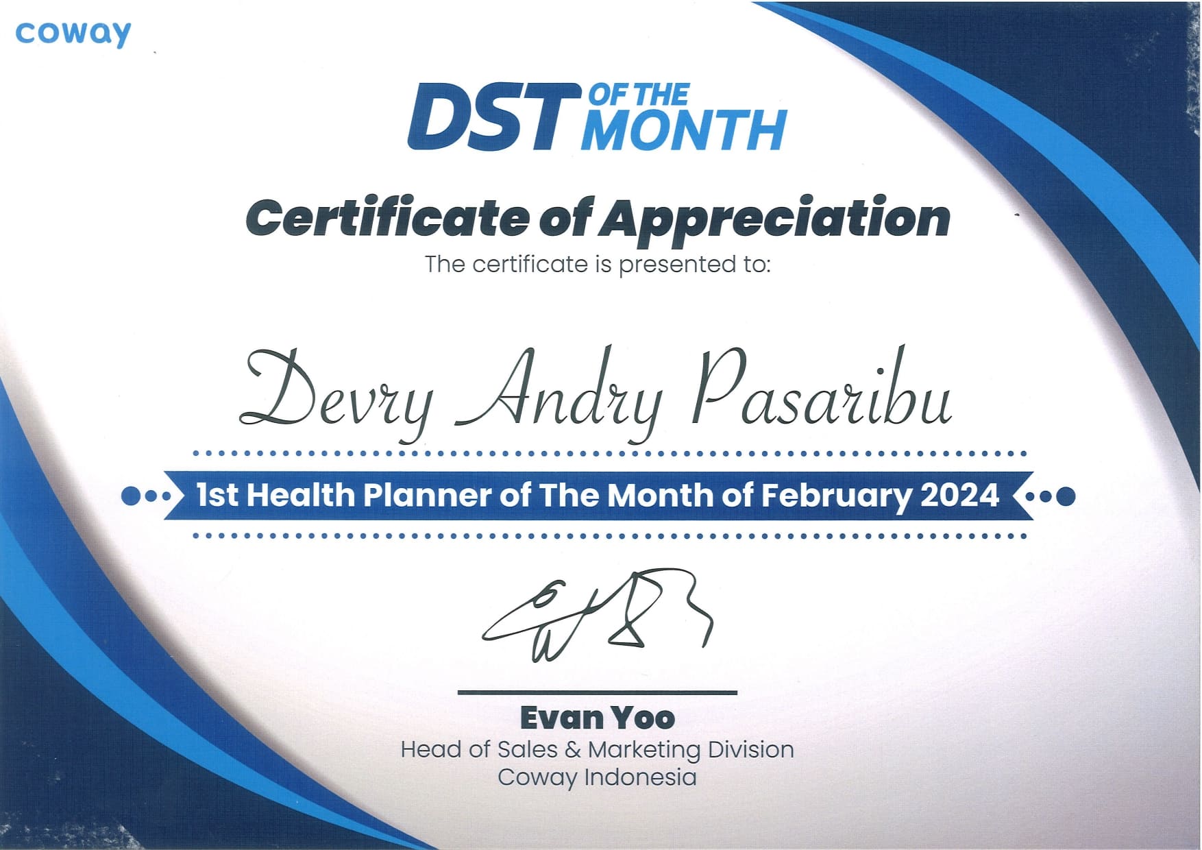 SERTIFIKAT COWAY (7) SERTIFIKAT COWAY (7)