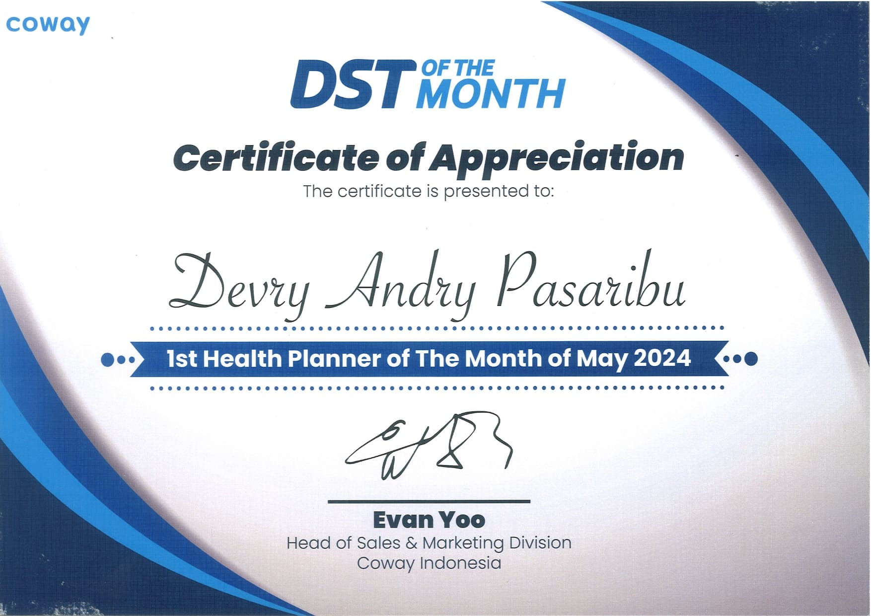 SERTIFIKAT COWAY (9) SERTIFIKAT COWAY (9)