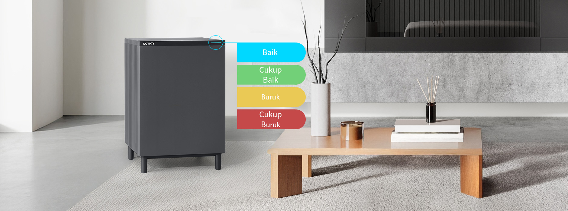 Real time air quality by Squarebig